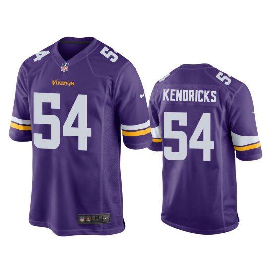 Men Minnesota Vikings 54 Eric Kendricks Nike Purple Game Retired Player NFL Jersey
